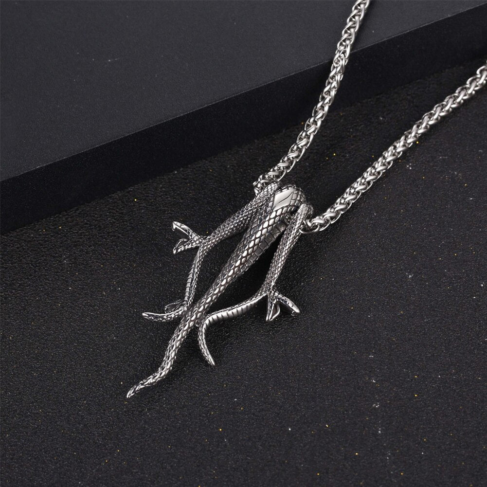 3 Snakes Pendant 18K - ICECI