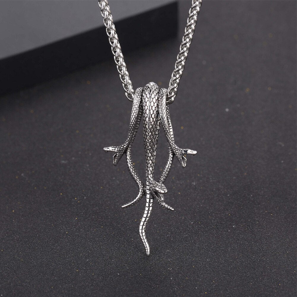 3 Snakes Pendant 18K - ICECI