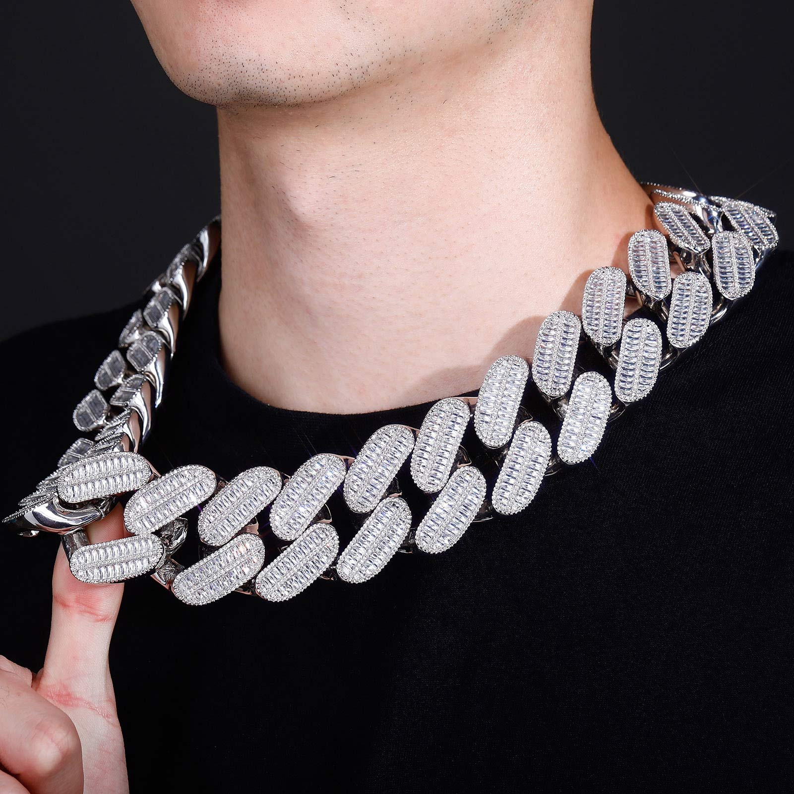 39mm Iced Cuban Link Chain 14K - ICECI