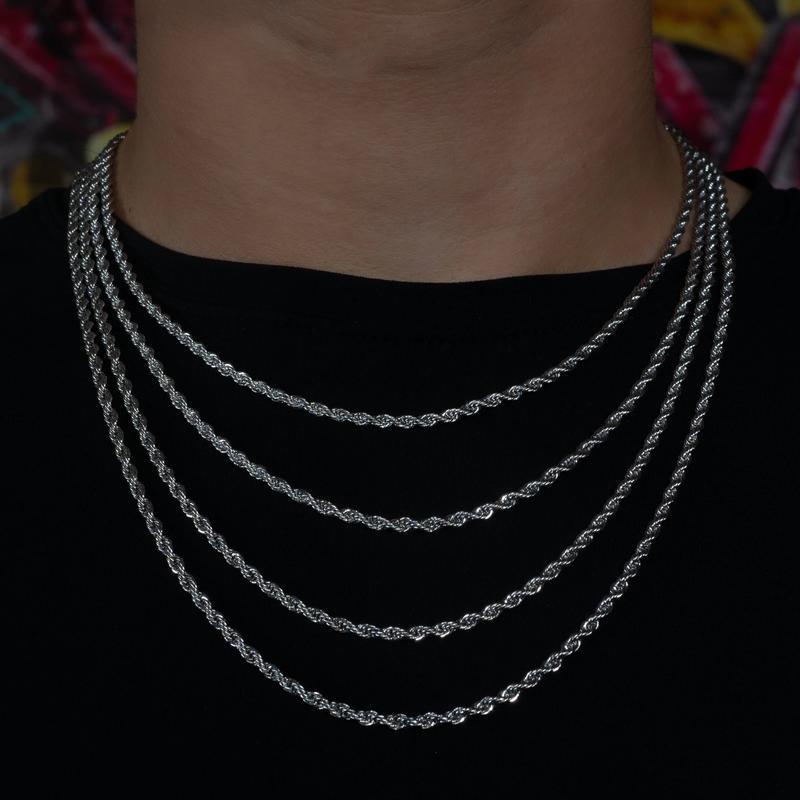 3mm Rope Chain 5 - Pack - ICECI