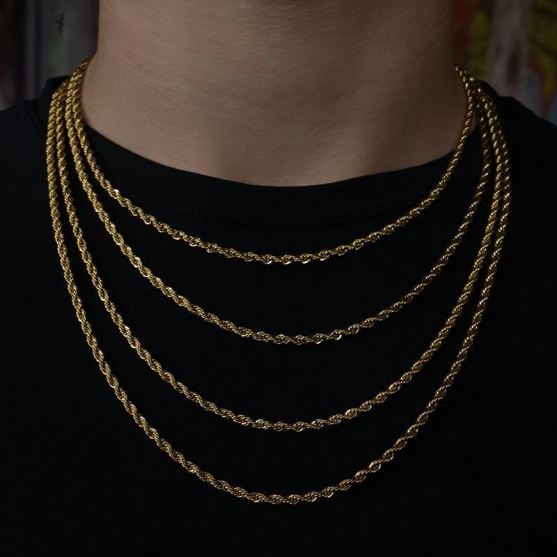 3mm Rope Chain 5 - Pack - ICECI