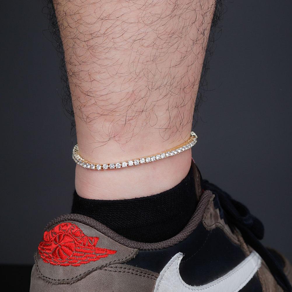 3mm Tennis Anklet 14K - ICECI