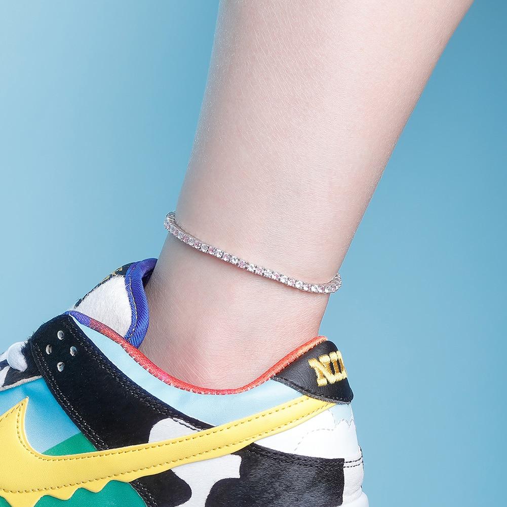 3mm Tennis Anklet 14K - ICECI