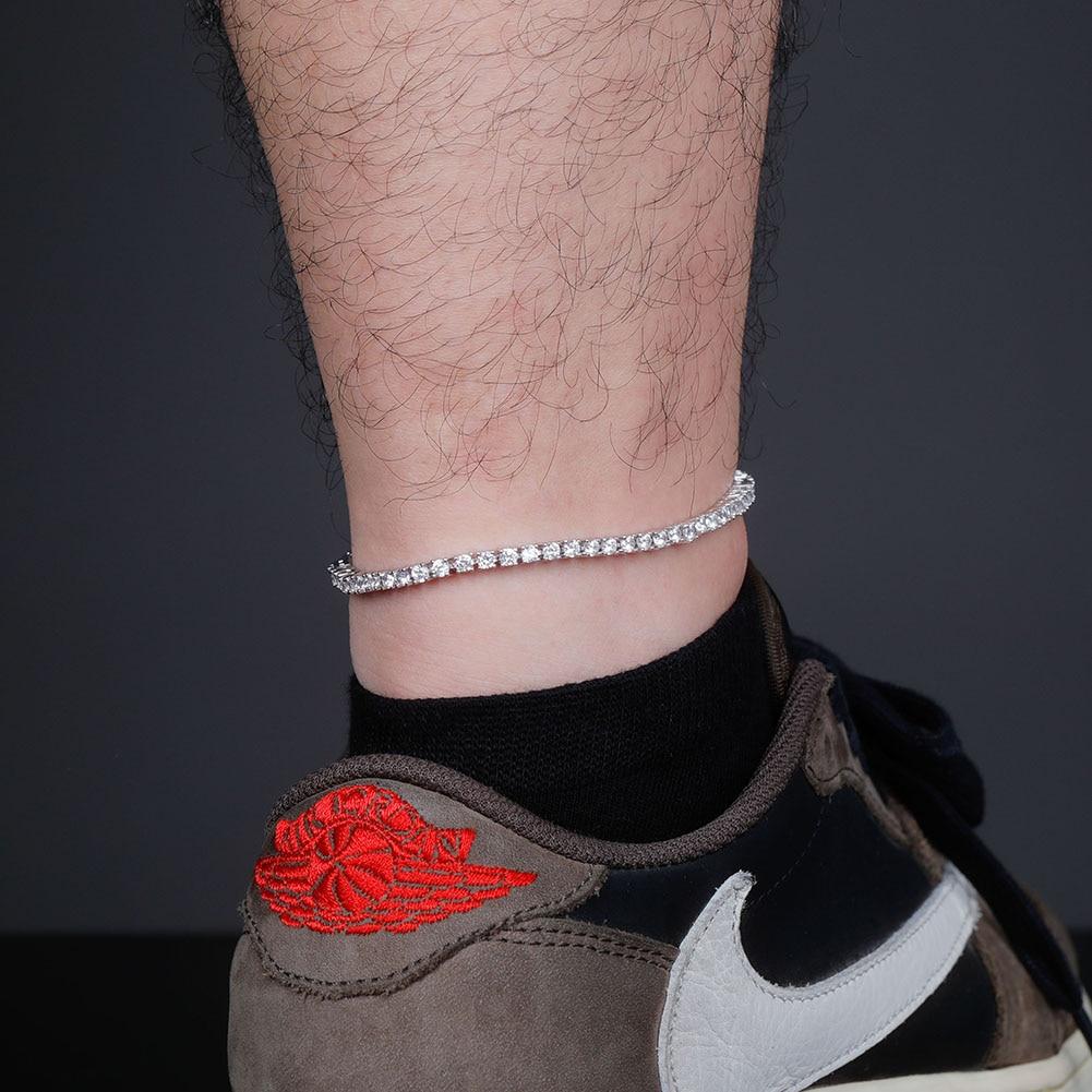 3mm Tennis Anklet 14K - ICECI