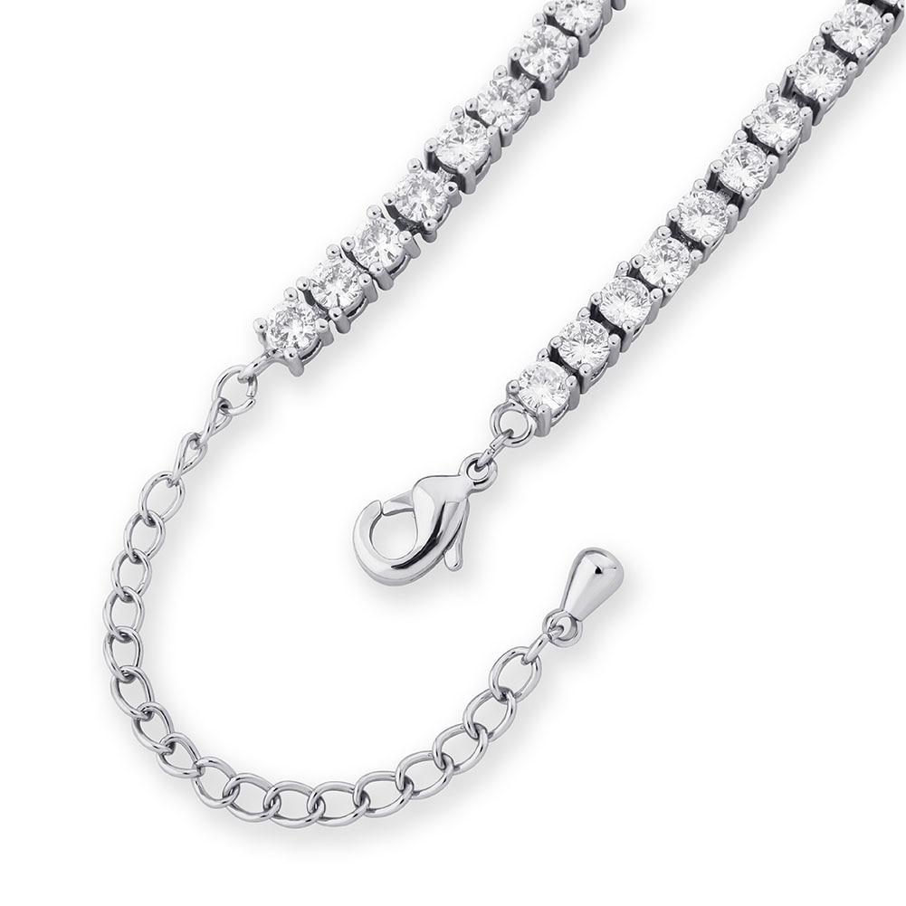3mm Tennis Anklet 14K - ICECI