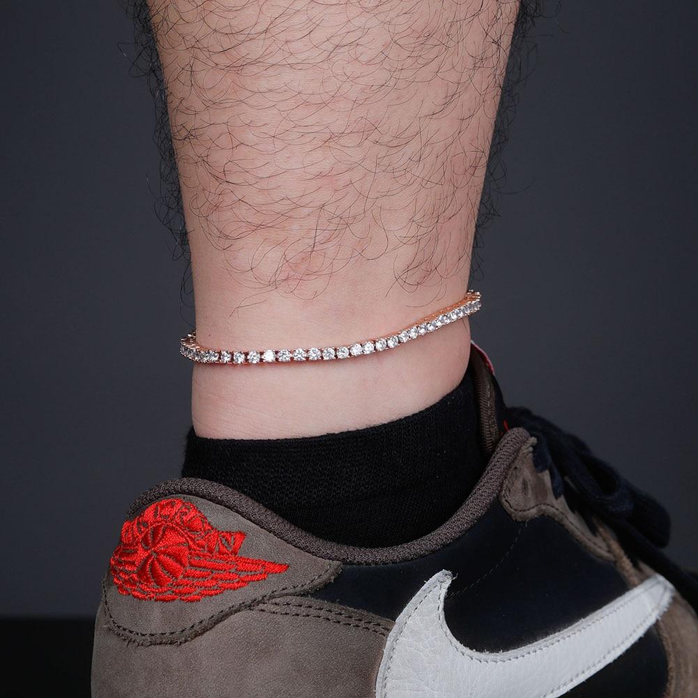 3mm Tennis Anklet 14K - ICECI