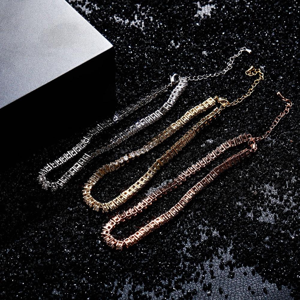 3mm Tennis Anklet 14K - ICECI