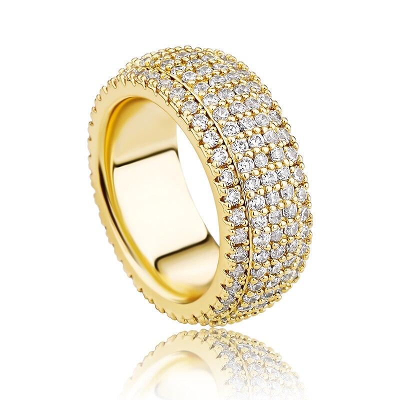 5 Row Band Ring 14K - ICECI