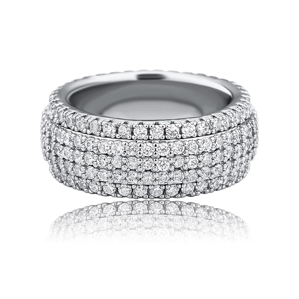 5 Row Band Ring 14K - ICECI