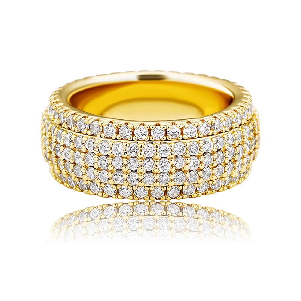 5 Row Band Ring 14K - ICECI