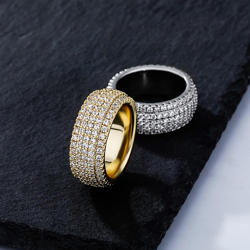 5 Row Band Ring 14K - ICECI