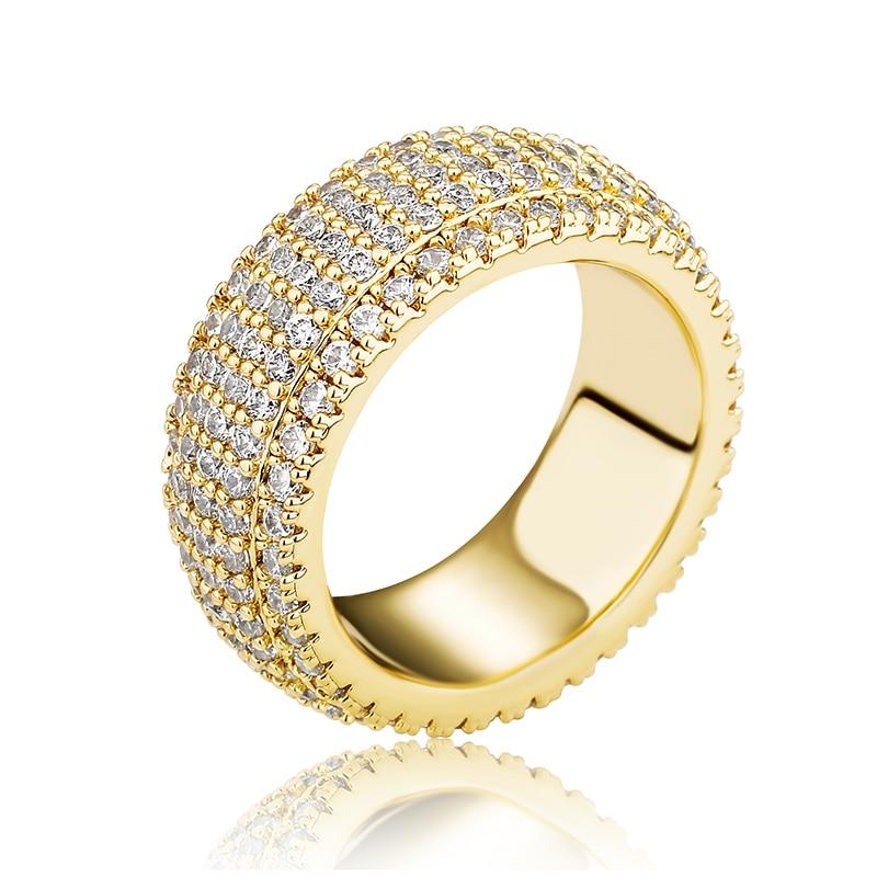 5 Row Band Ring 14K - ICECI