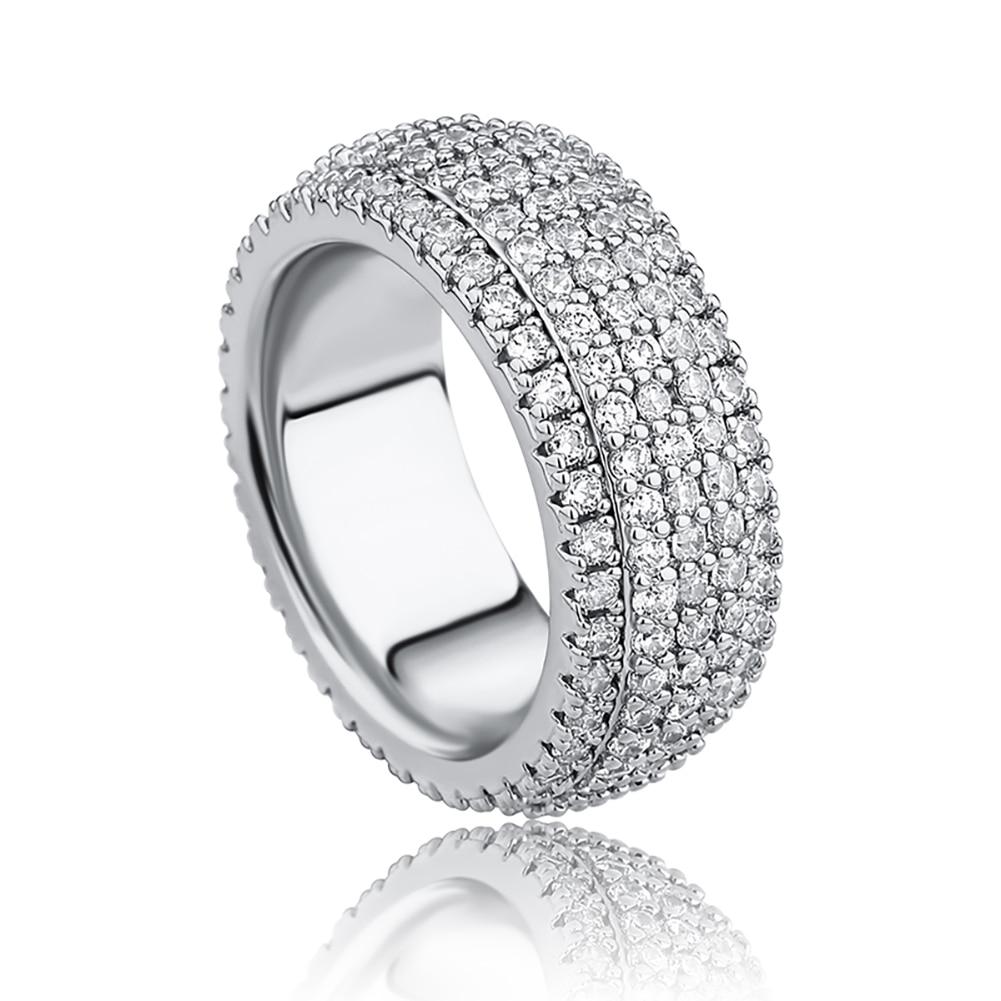 5 Row Band Ring 14K - ICECI