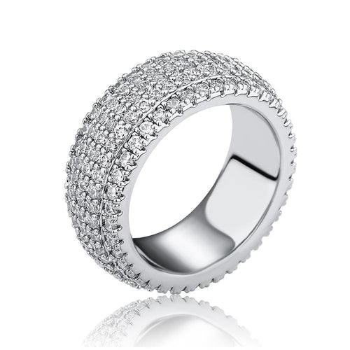 5 Row Band Ring 14K - ICECI