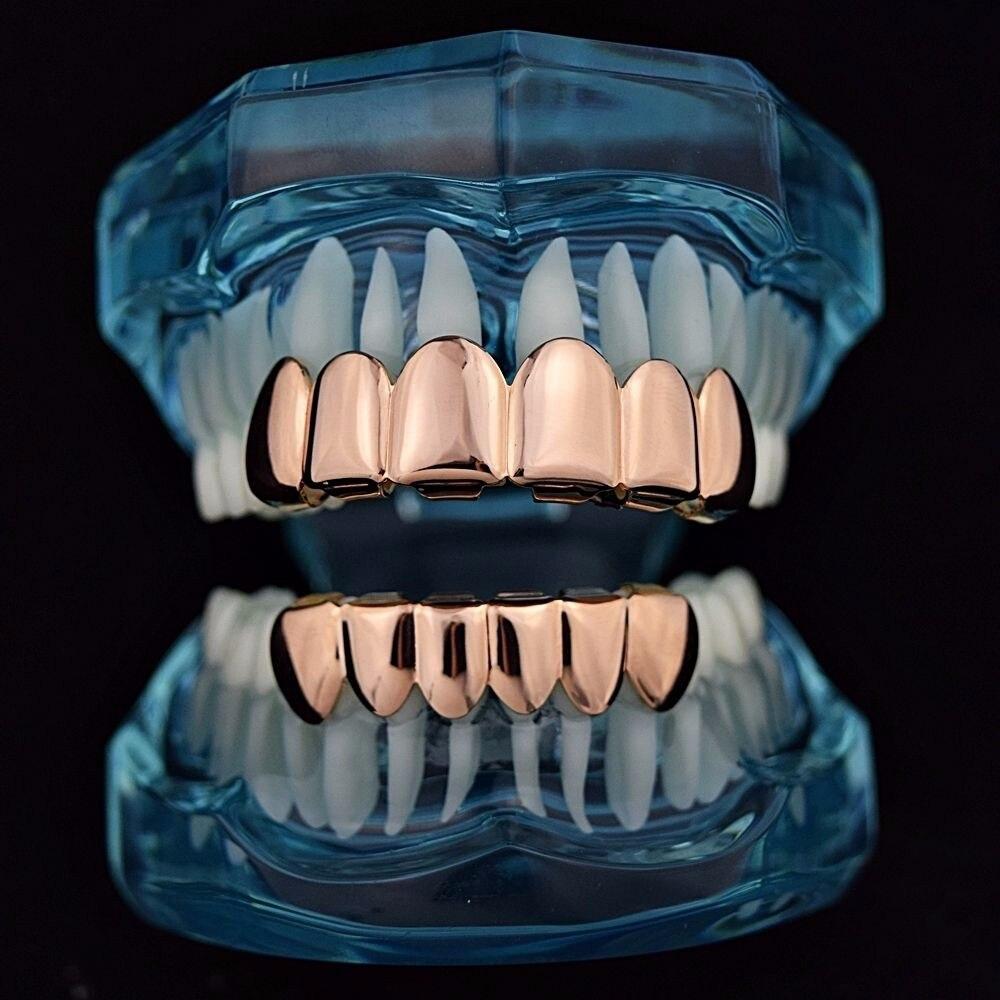 6 Tooth Premium Grillz 14K - ICECI