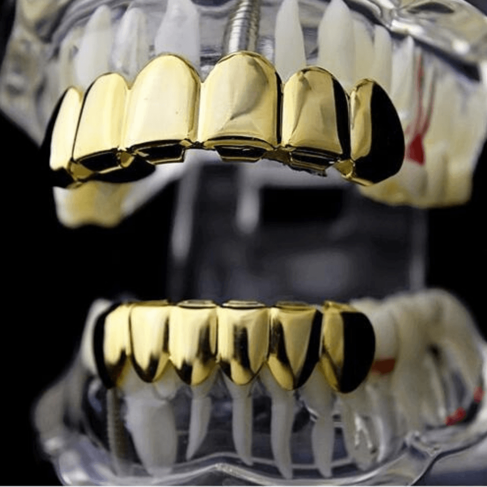 6 Tooth Premium Grillz 14K - ICECI