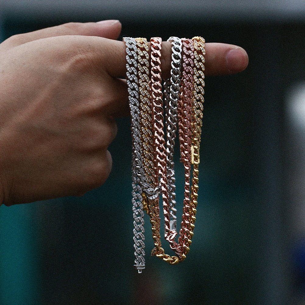 6mm Iced Cuban Link Chain 18K x Moissanite - ICECI