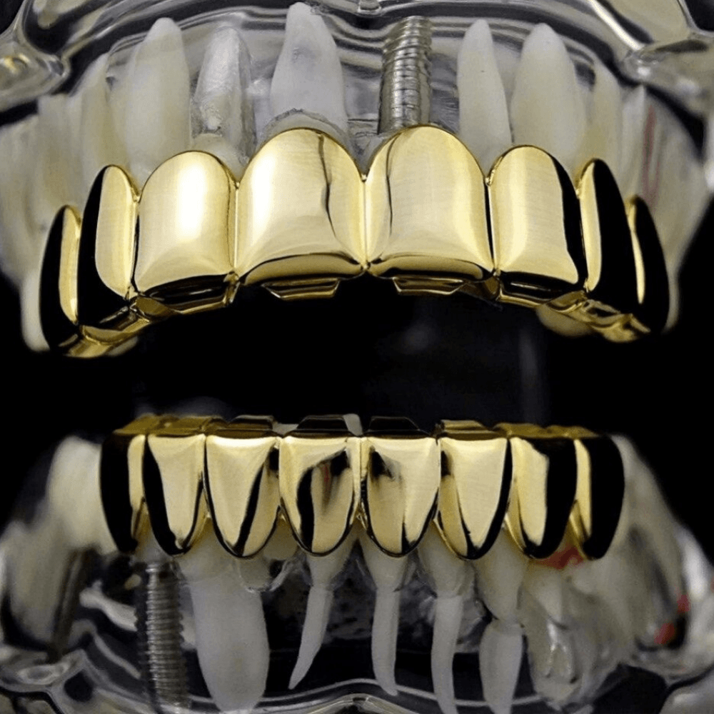 8 Tooth Premium Grillz 14K - ICECI