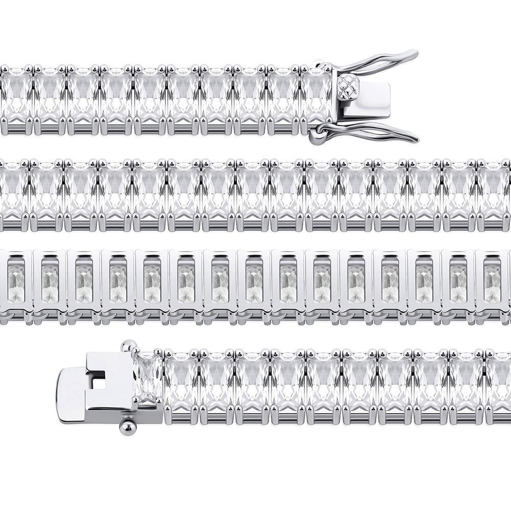 8mm Baguette Tennis Chain 14K - ICECI