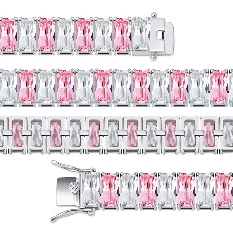 8mm Baguette Tennis Chain 14K - ICECI