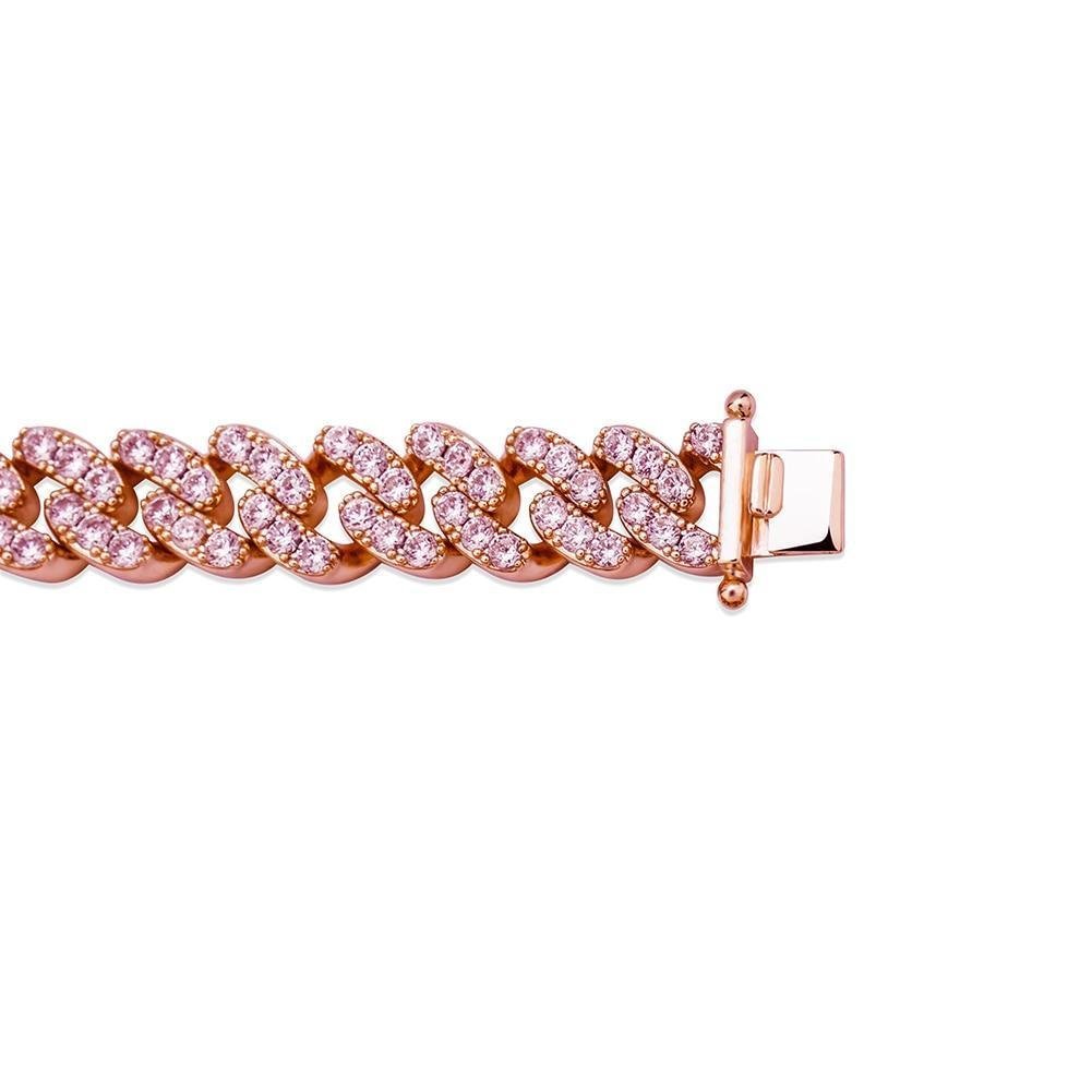 8mm Butterfly Cuban Anklet 14K - ICECI
