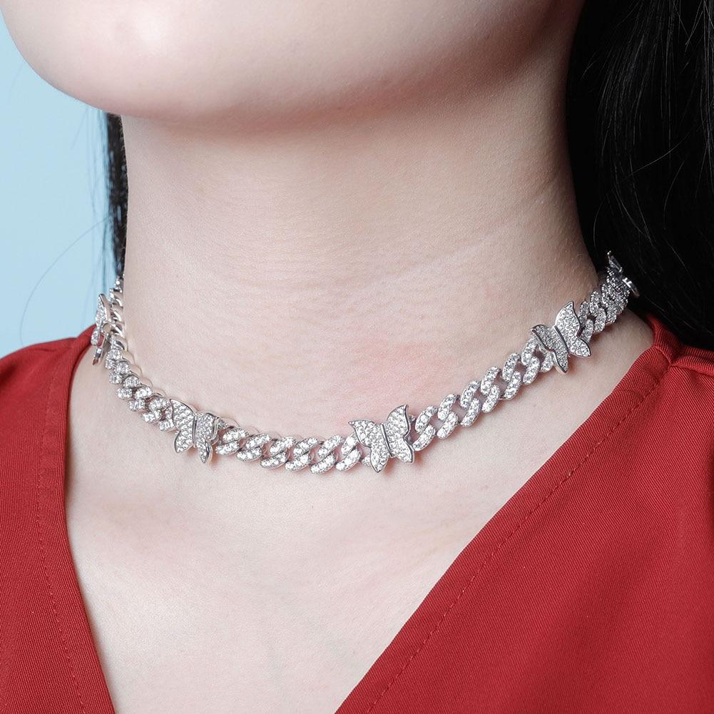 8mm Butterfly Cuban Necklace 14K - ICECI