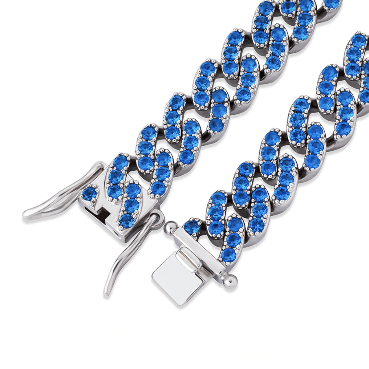 8mm Iced Cuban Link Bracelet 14K - ICECI