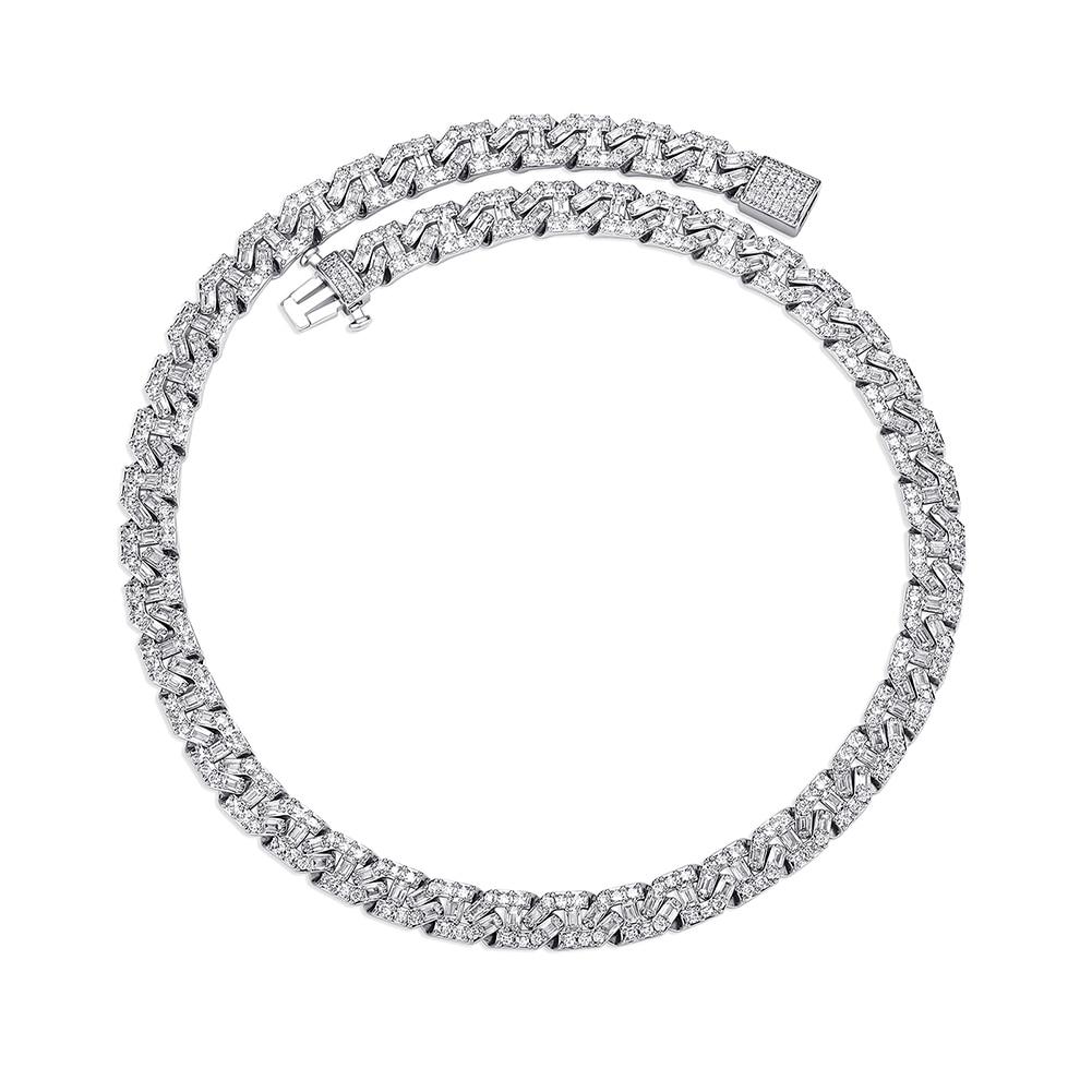 9mm Baguette Link Chain 14K - ICECI