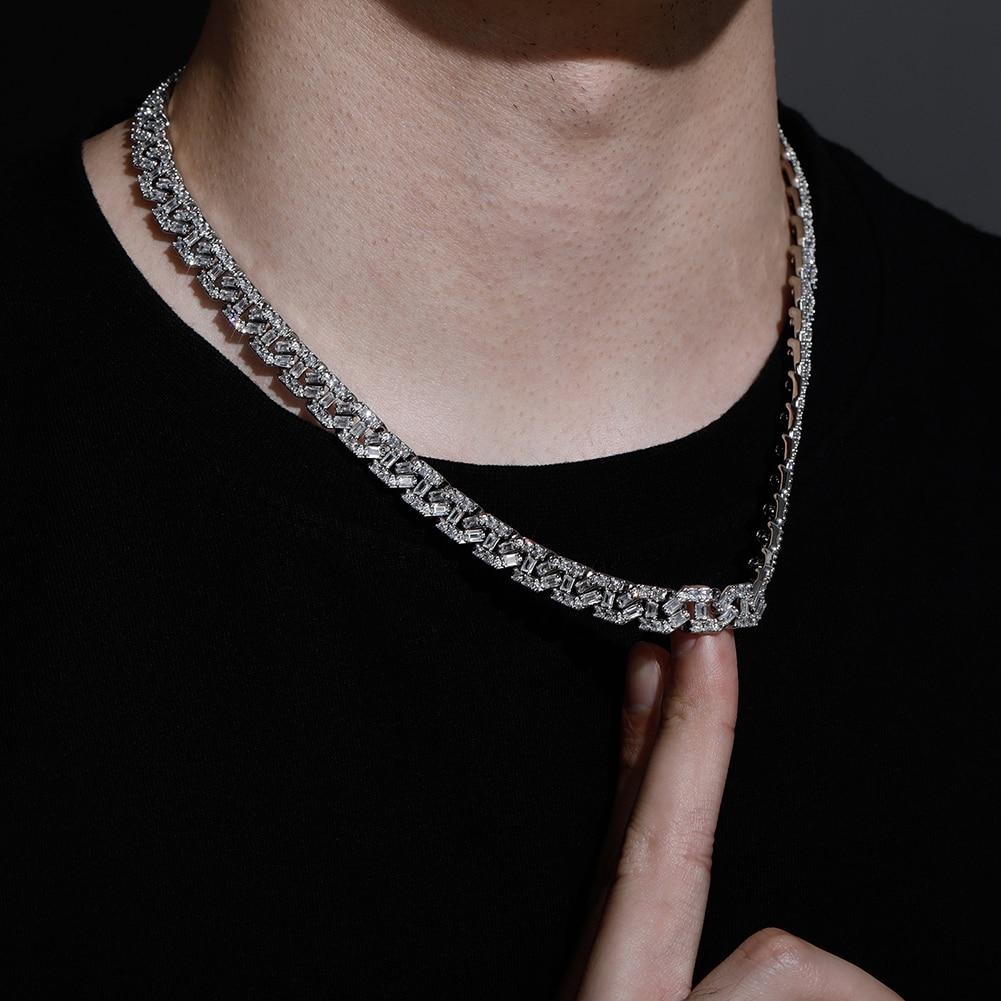 9mm Baguette Link Chain 14K - ICECI