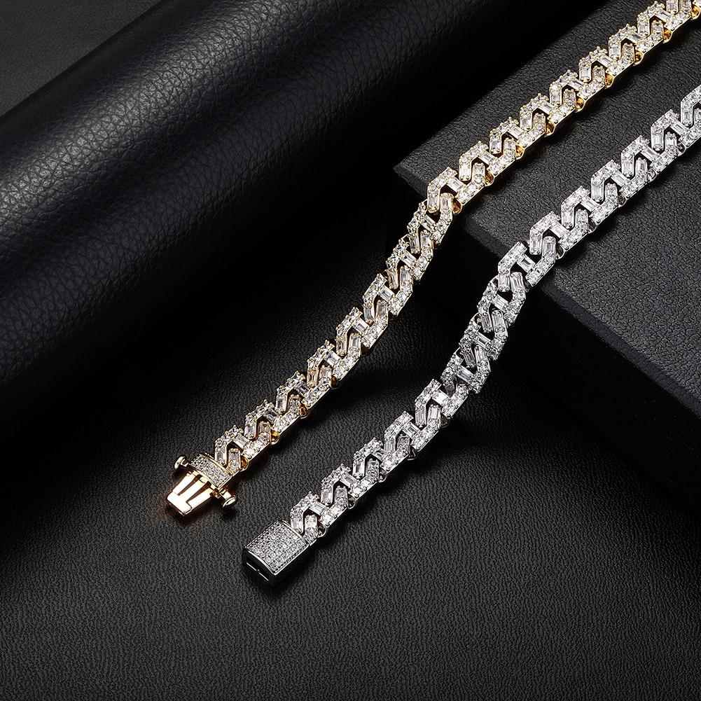 9mm Baguette Link Chain 14K - ICECI