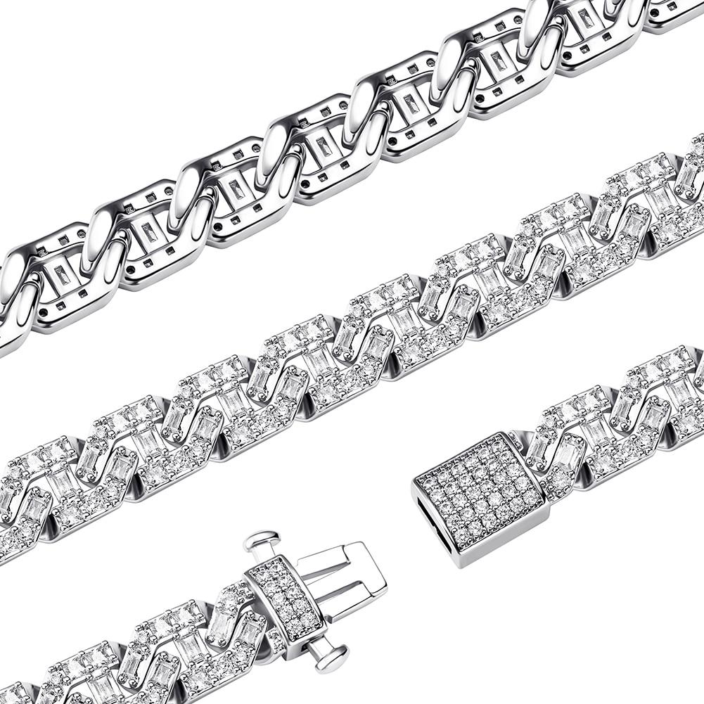 9mm Baguette Link Chain 14K - ICECI