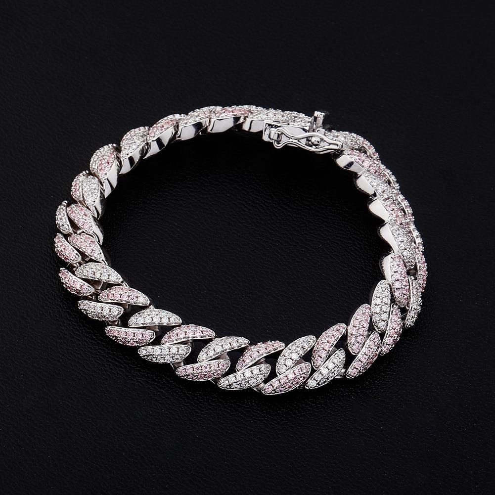 9mm Iced Cuban Link Bracelet 14K - ICECI