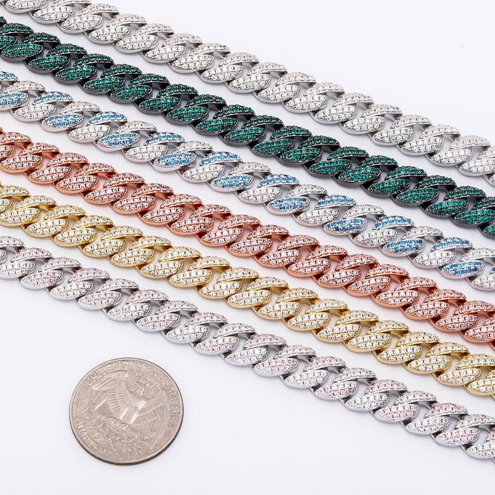 9mm Iced Cuban Link Chain 14K - ICECI