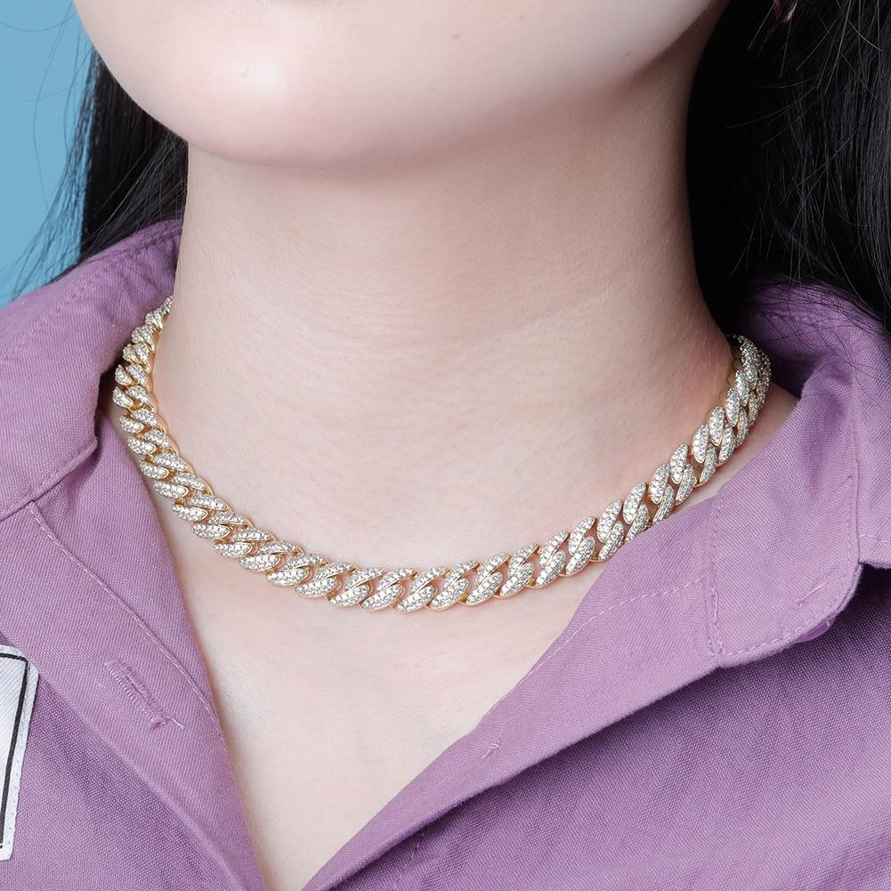 9mm Iced Cuban Link Chain 14K - ICECI