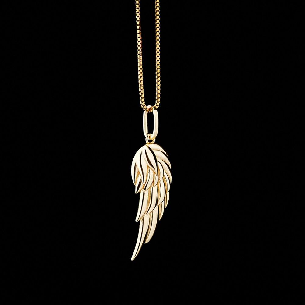Angel Wing Pendant 14K x Sterling Silver - ICECI