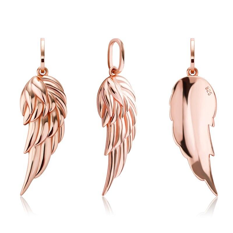 Angel Wing Pendant 14K x Sterling Silver - ICECI