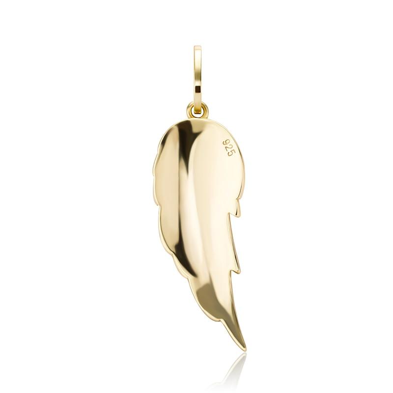 Angel Wing Pendant 14K x Sterling Silver - ICECI