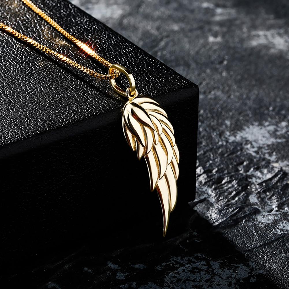 Angel Wing Pendant 14K x Sterling Silver - ICECI