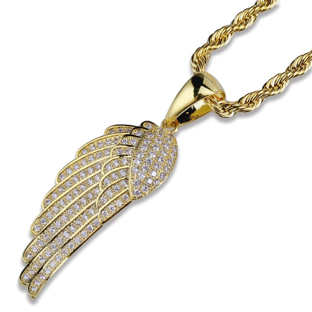Angel Wing Pendant 18K - ICECI