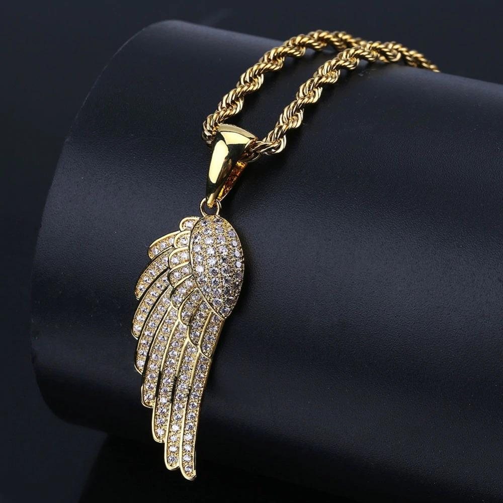 Angel Wing Pendant 18K - ICECI