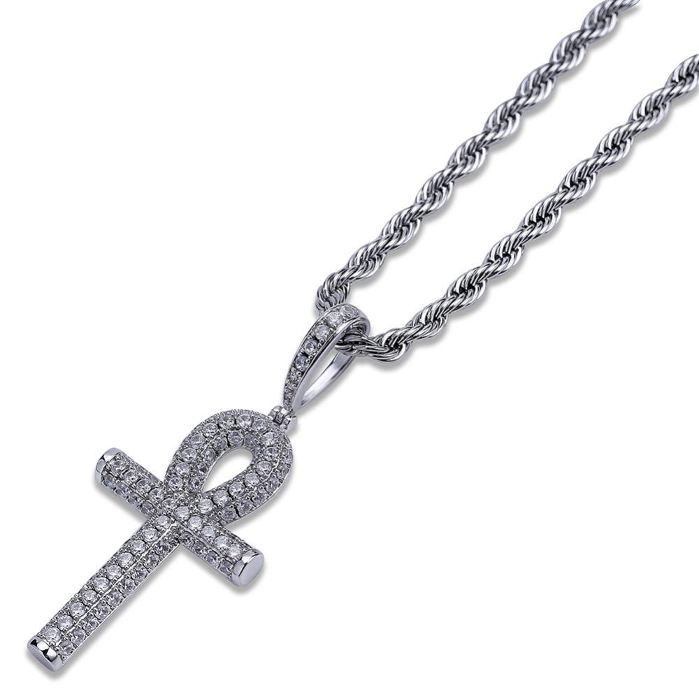 Ankh Cross Pendant 18K - ICECI