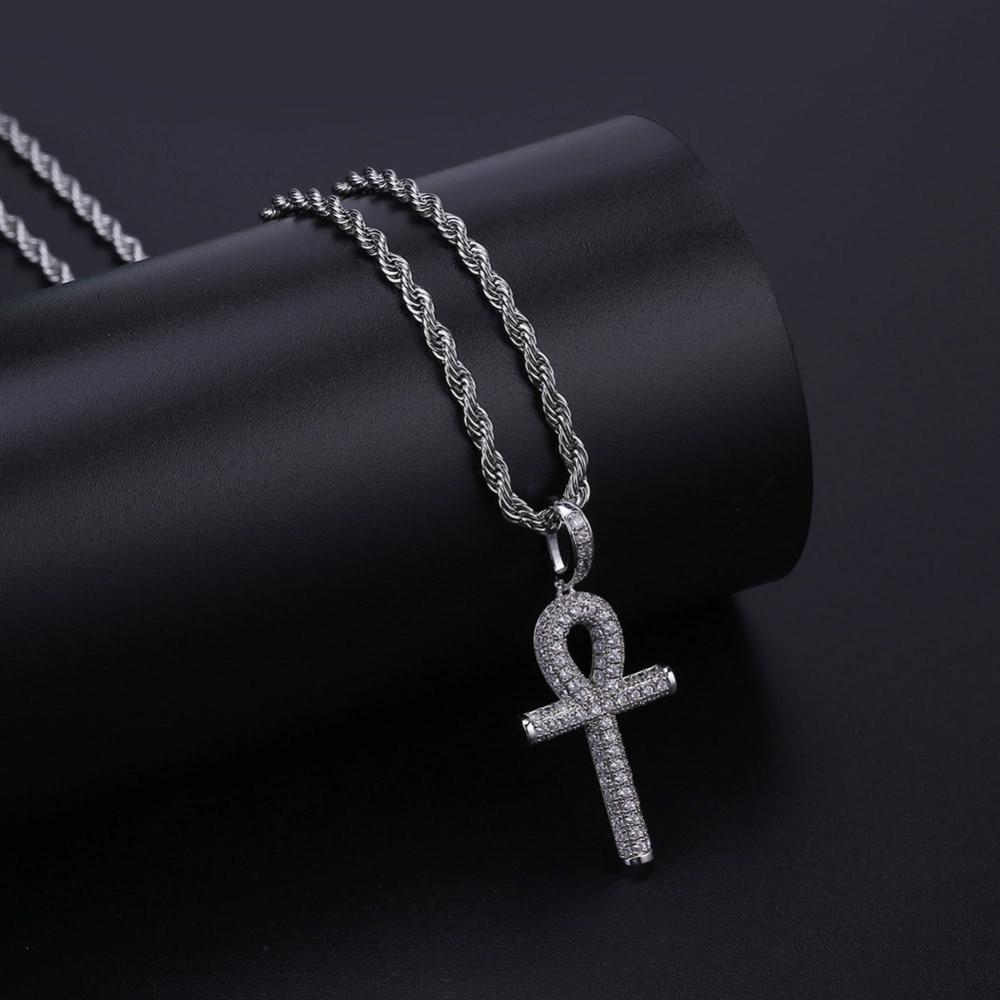 Ankh Cross Pendant 18K - ICECI