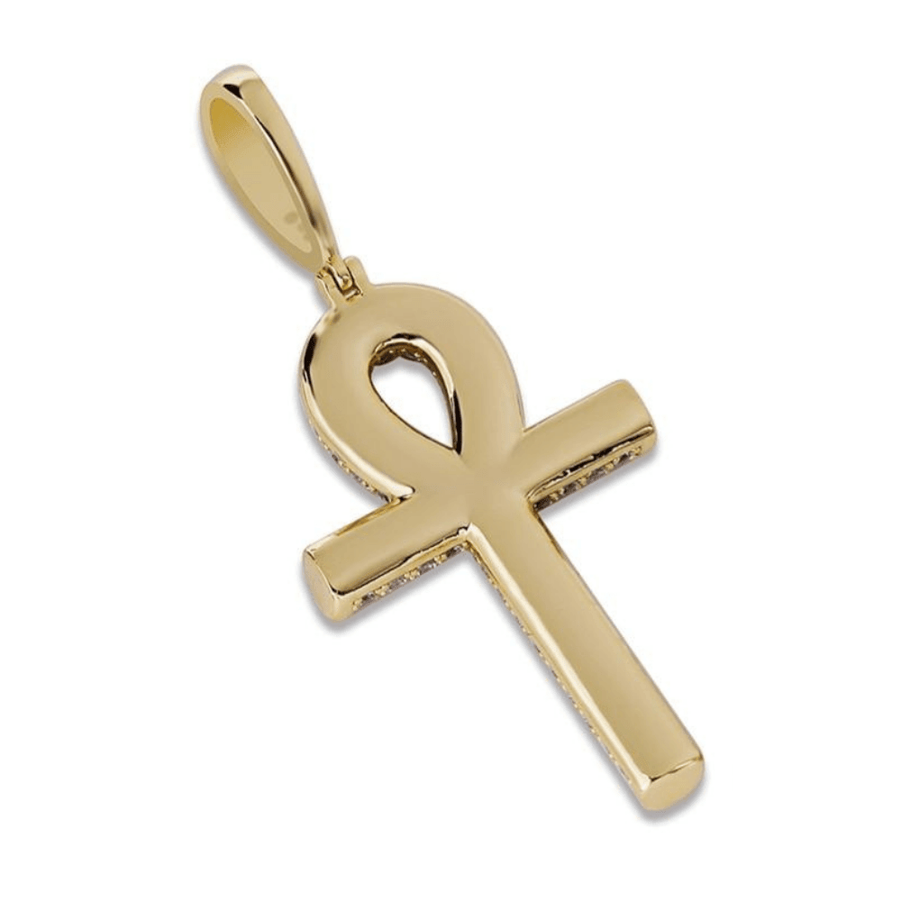 Ankh Cross Pendant 18K - ICECI