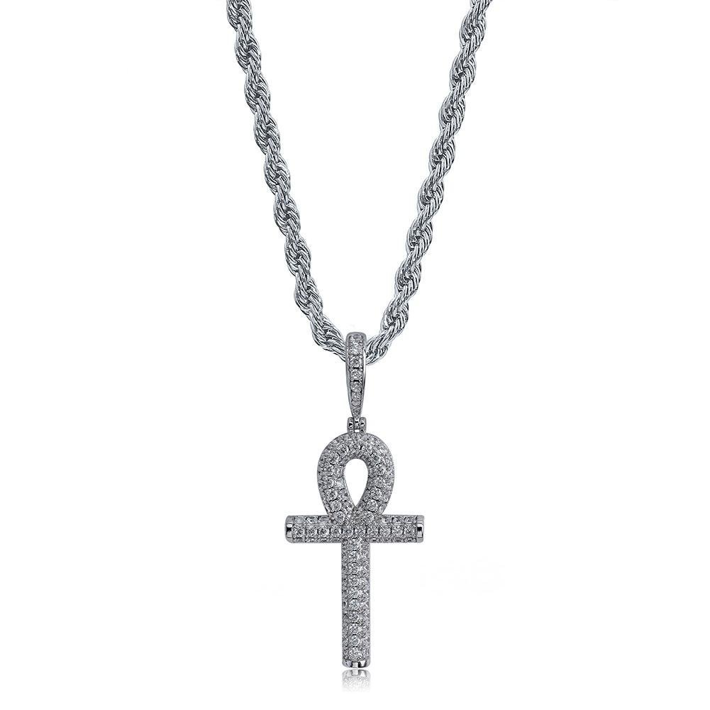 Ankh Cross Pendant 18K - ICECI