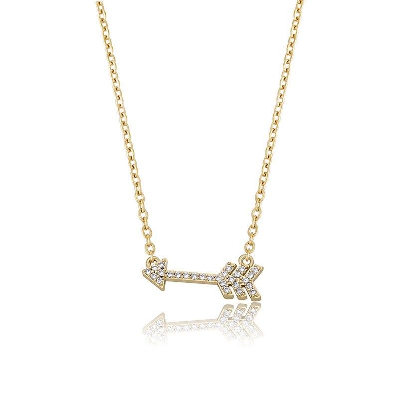 Arrow Pendant 14K x Sterling Silver - ICECI