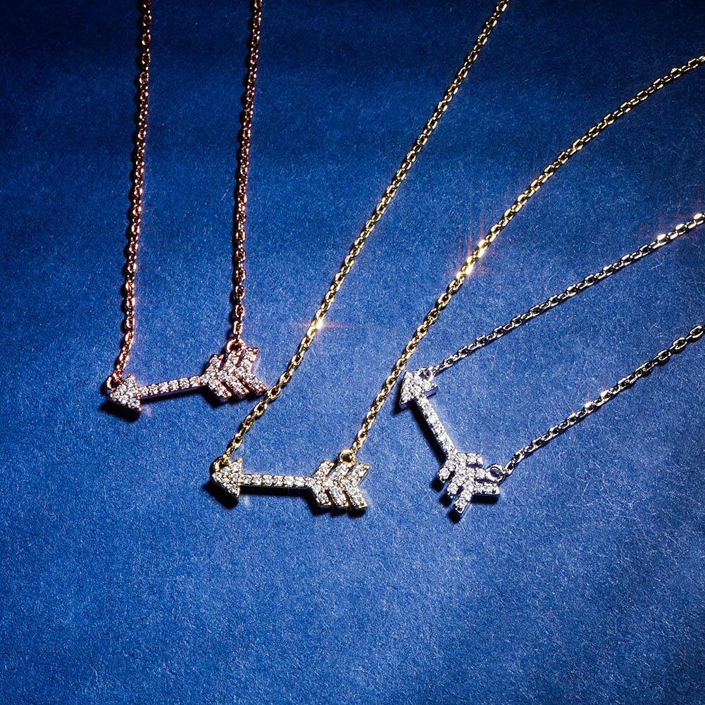 Arrow Pendant 14K x Sterling Silver - ICECI