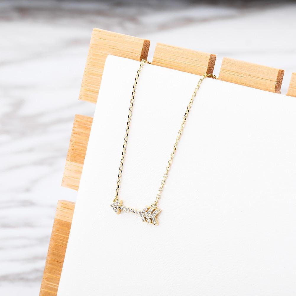 Arrow Pendant 14K x Sterling Silver - ICECI