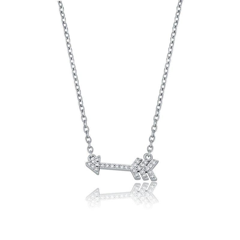 Arrow Pendant 14K x Sterling Silver - ICECI