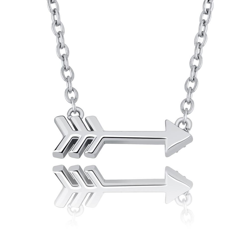 Arrow Pendant 14K x Sterling Silver - ICECI