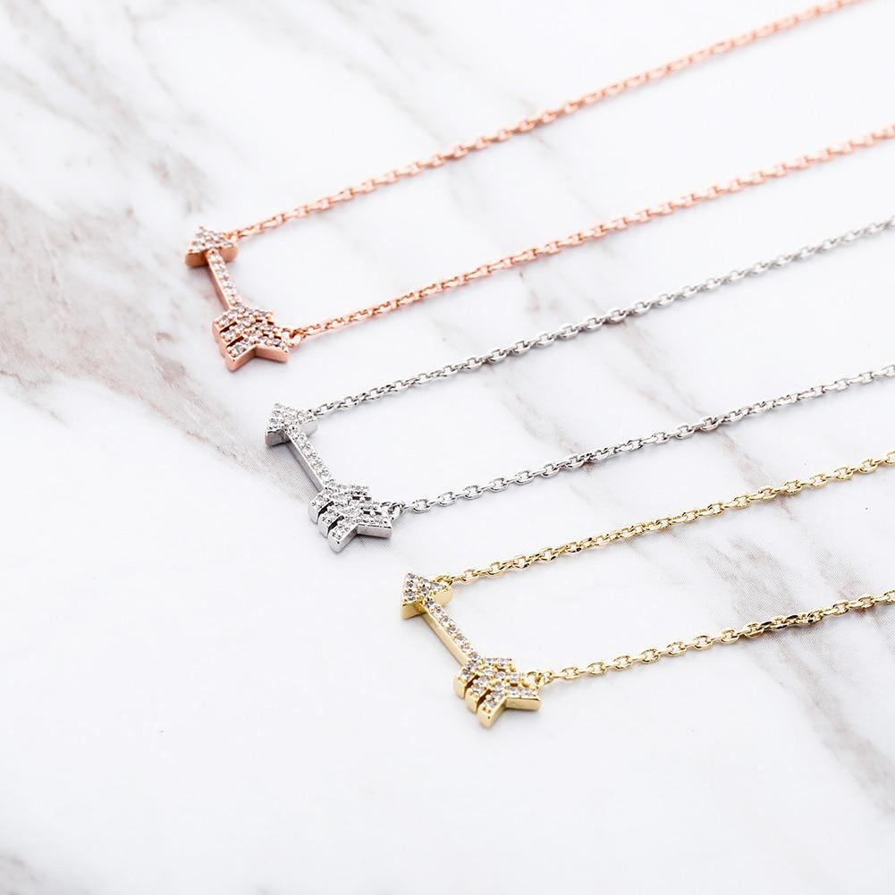 Arrow Pendant 14K x Sterling Silver - ICECI